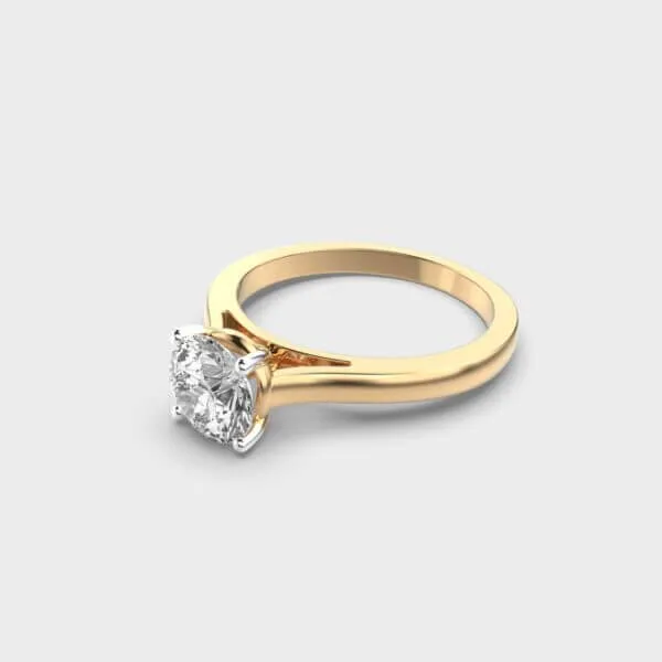 1 Carat round diamond ring