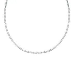 14K GOLD 3.62 CT DIAMOND ARIANA TENNIS NECKLACE