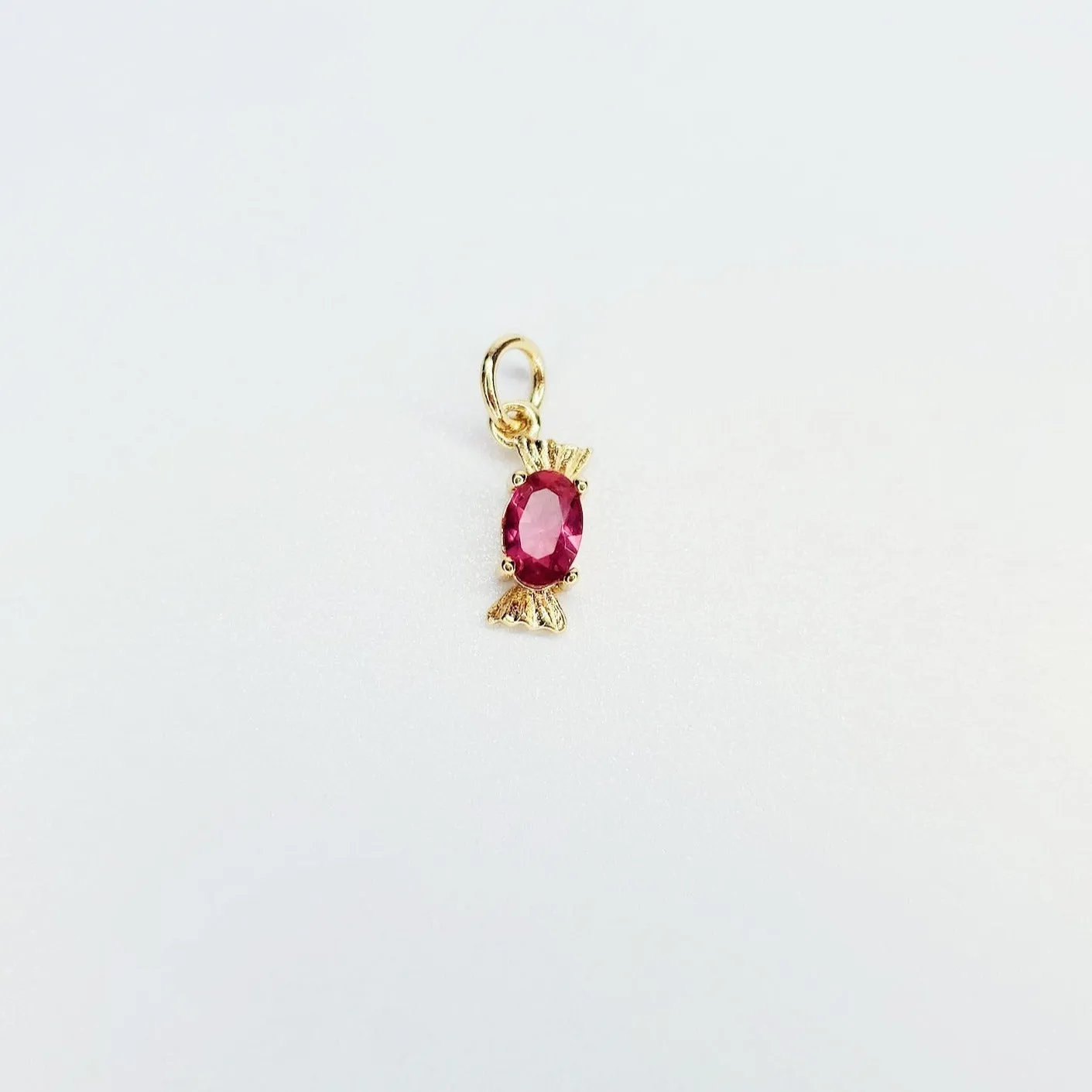 14K Gold Filled Dainty Candy Pendant