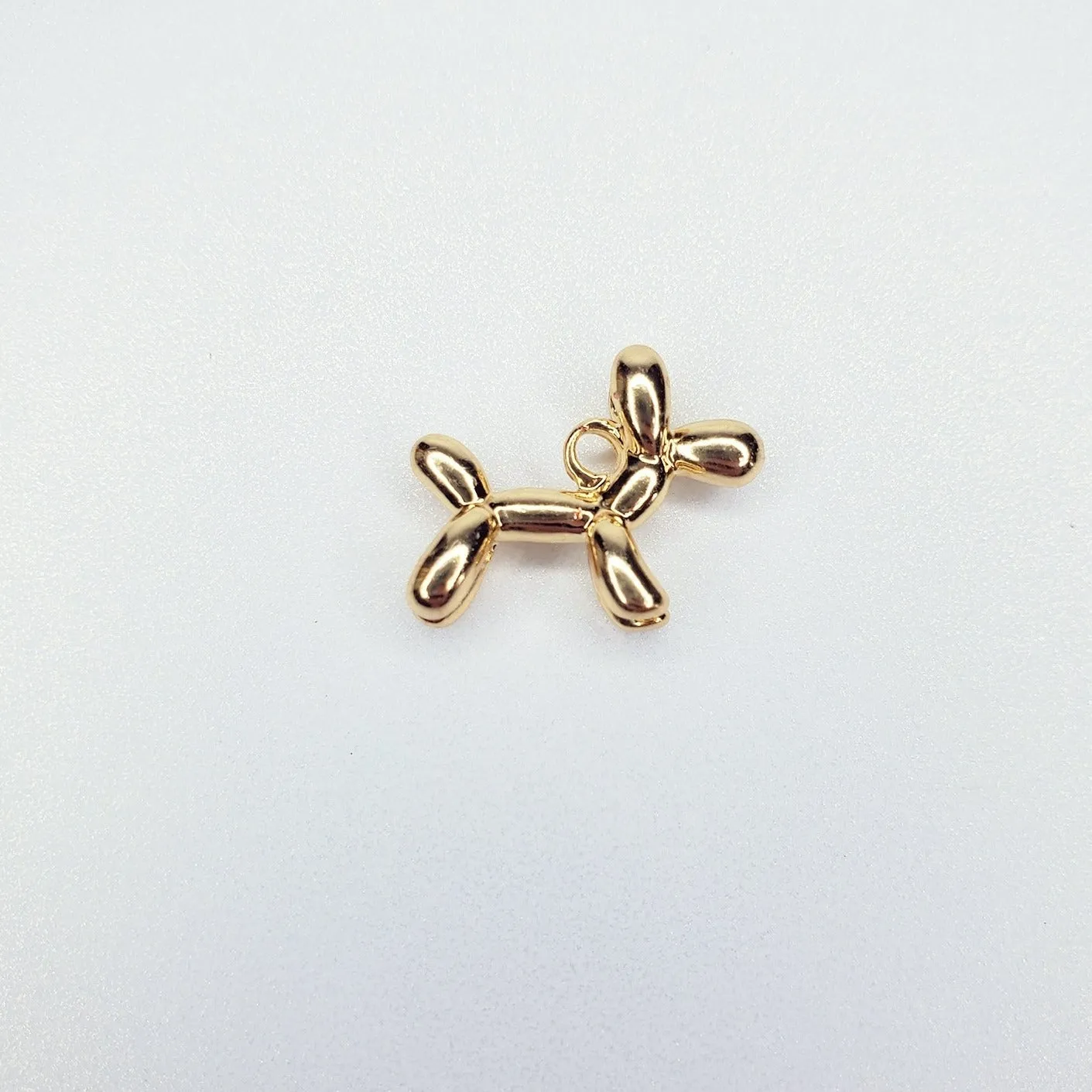 3D Balloon Dog Charm- Available in Gold & Silver!