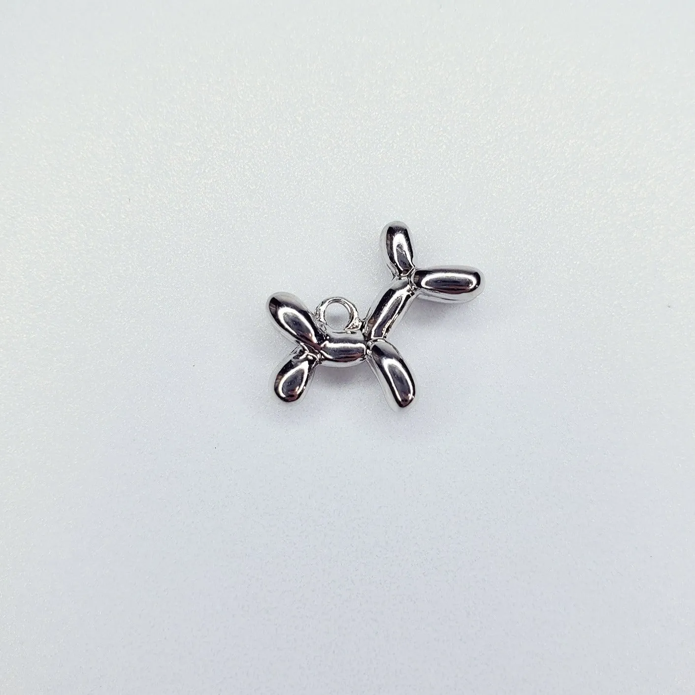 3D Balloon Dog Charm- Available in Gold & Silver!