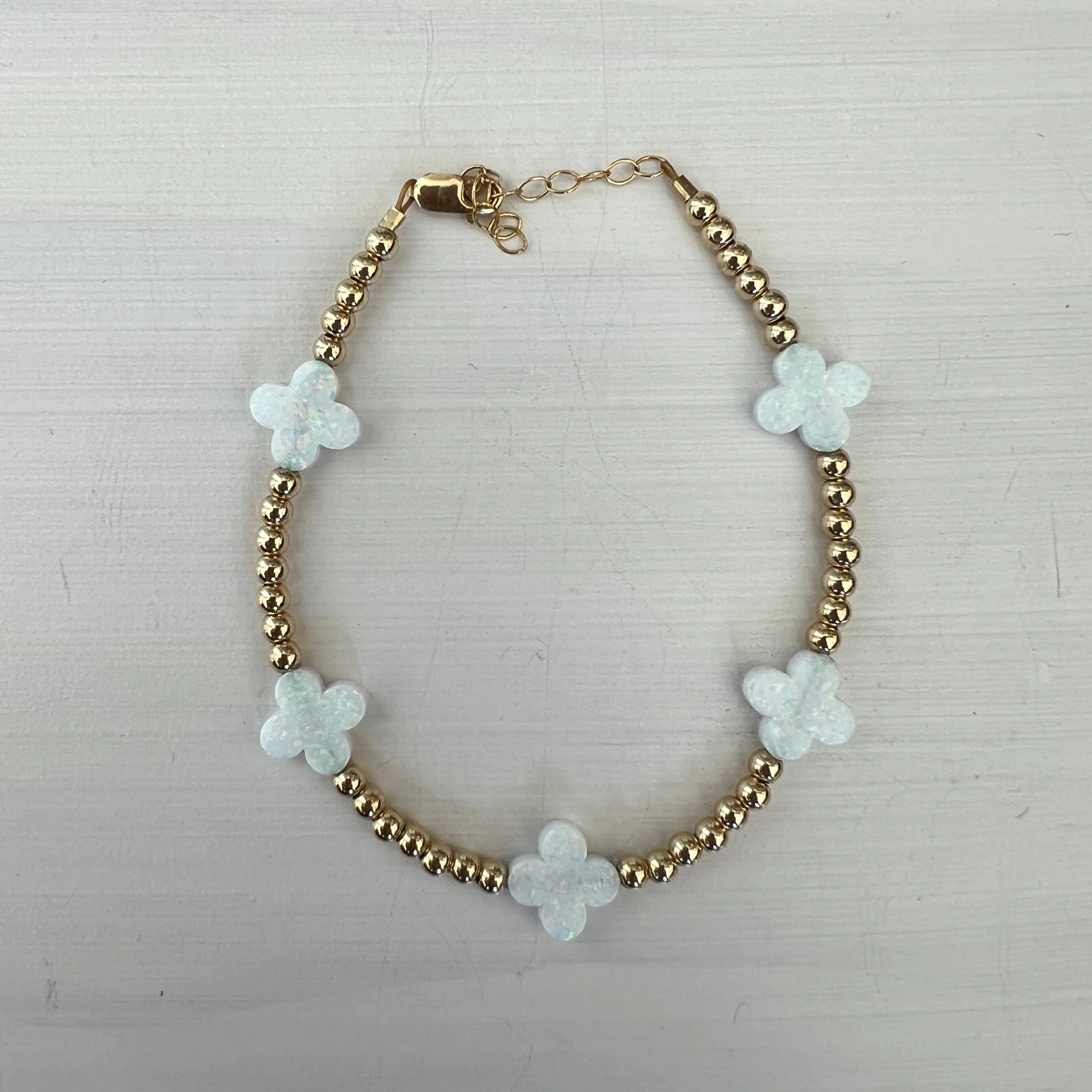 5 Medium Clover Bracelet