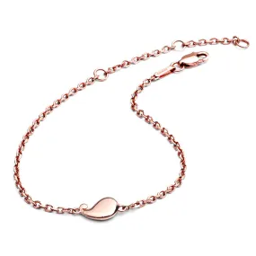 70% DISCOUNT  18ct Rose Gold Vermeil  Paisley Bulb Bracelet