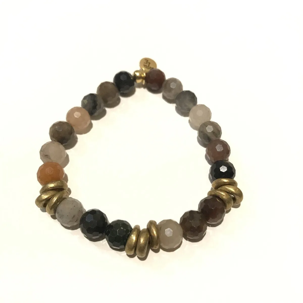 8mm Gemstone Bracelet - Fancy Jasper