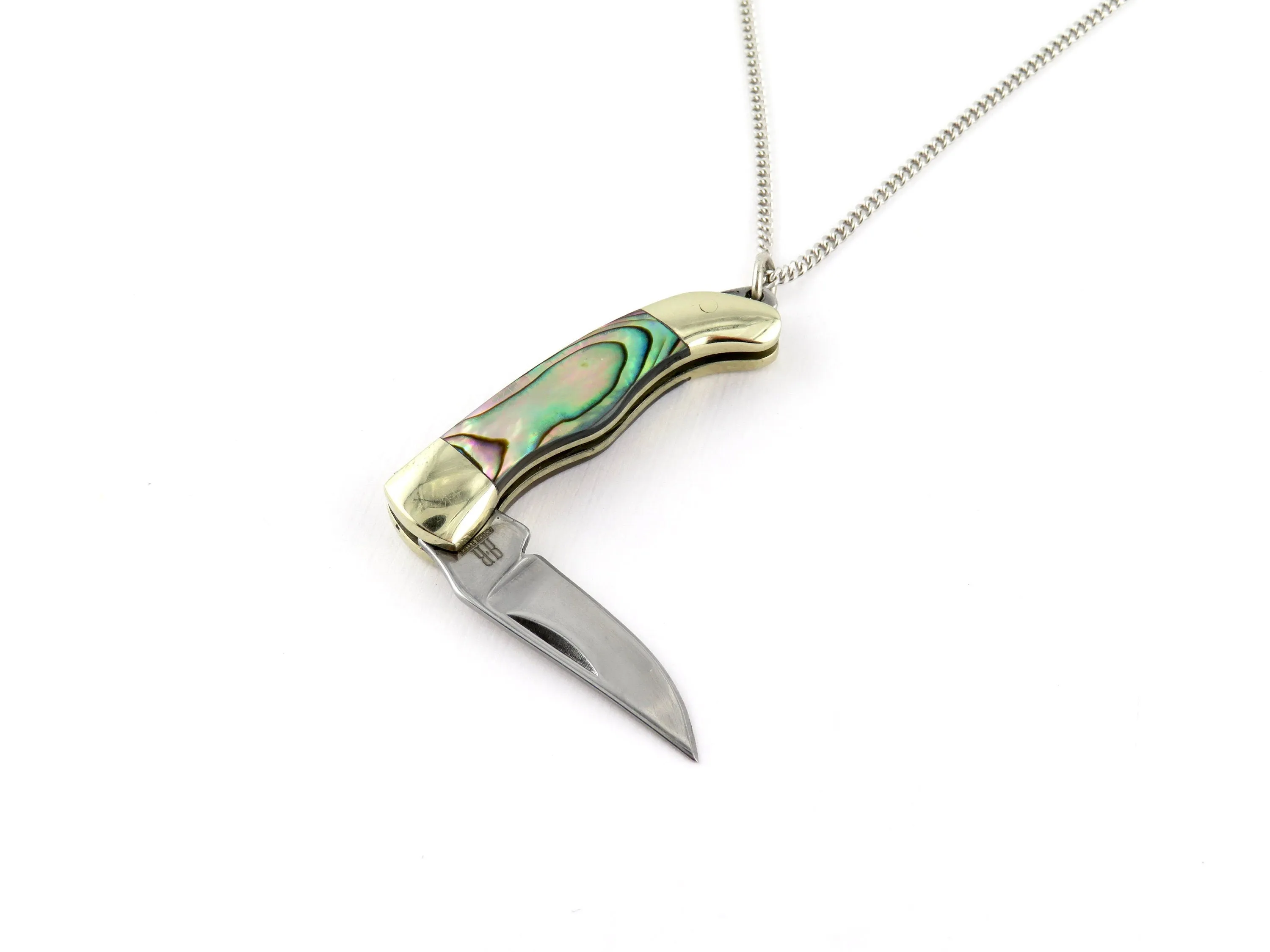 Abalone Mini Knife Necklace - Large