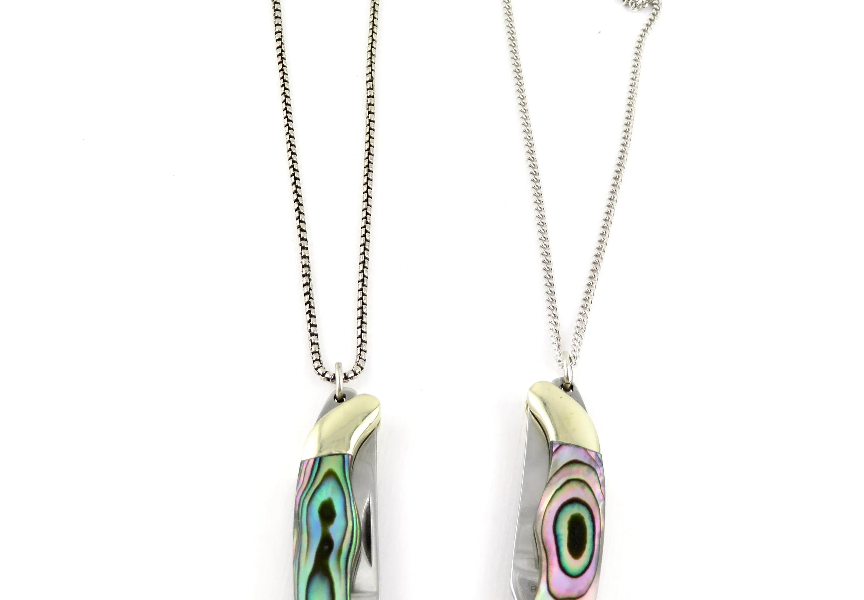 Abalone Mini Knife Necklace - Large