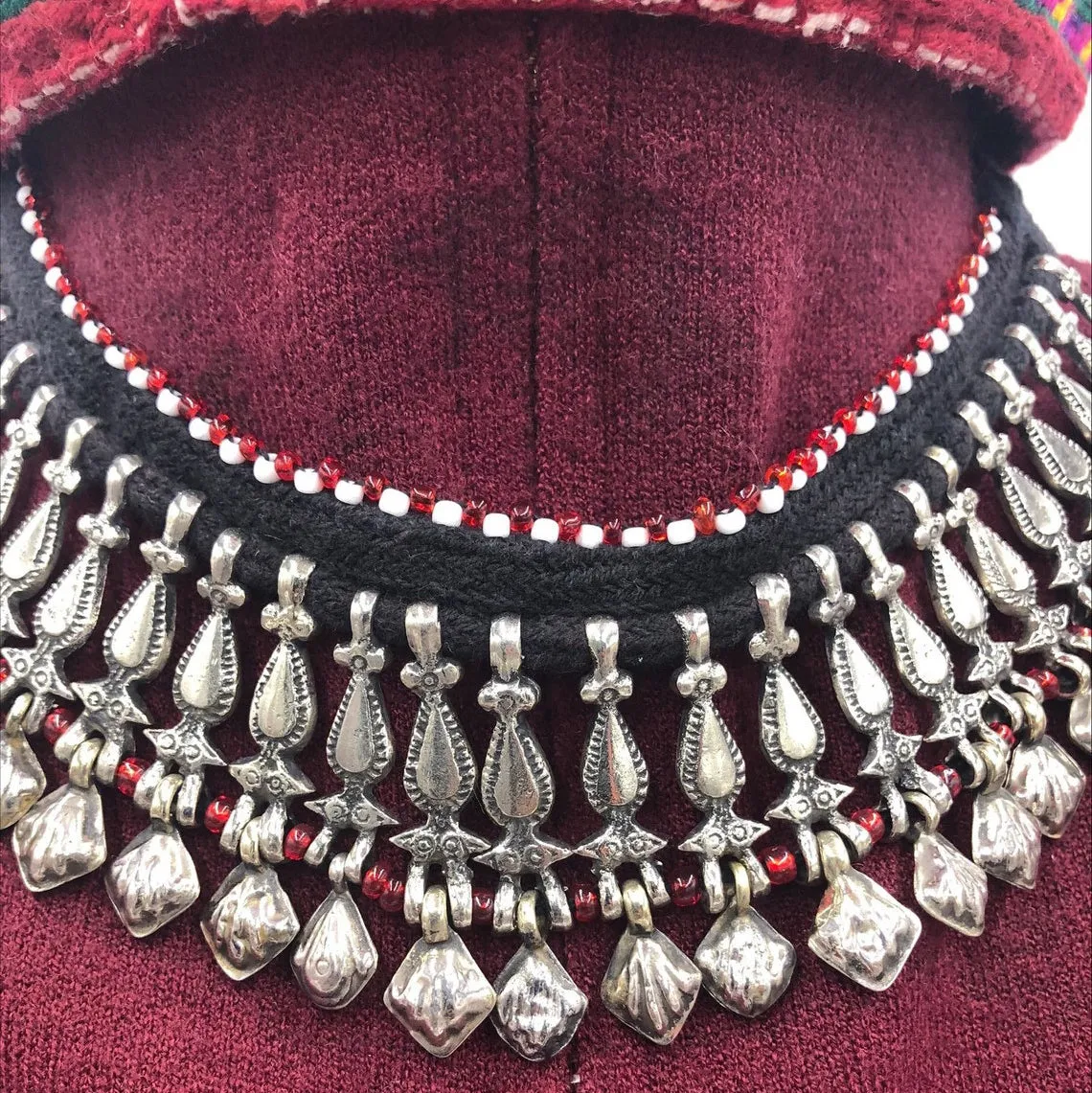 Afghani Tribal Choker Boho Necklace