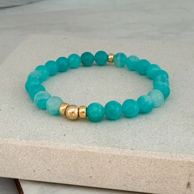 Amazonite Gemstone Bracelet