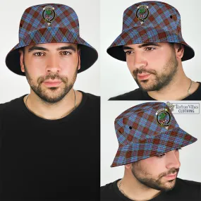 Anderson Modern Tartan Bucket Hat with Family Crest