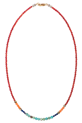 Ann Vlach Coral Sunset Necklace