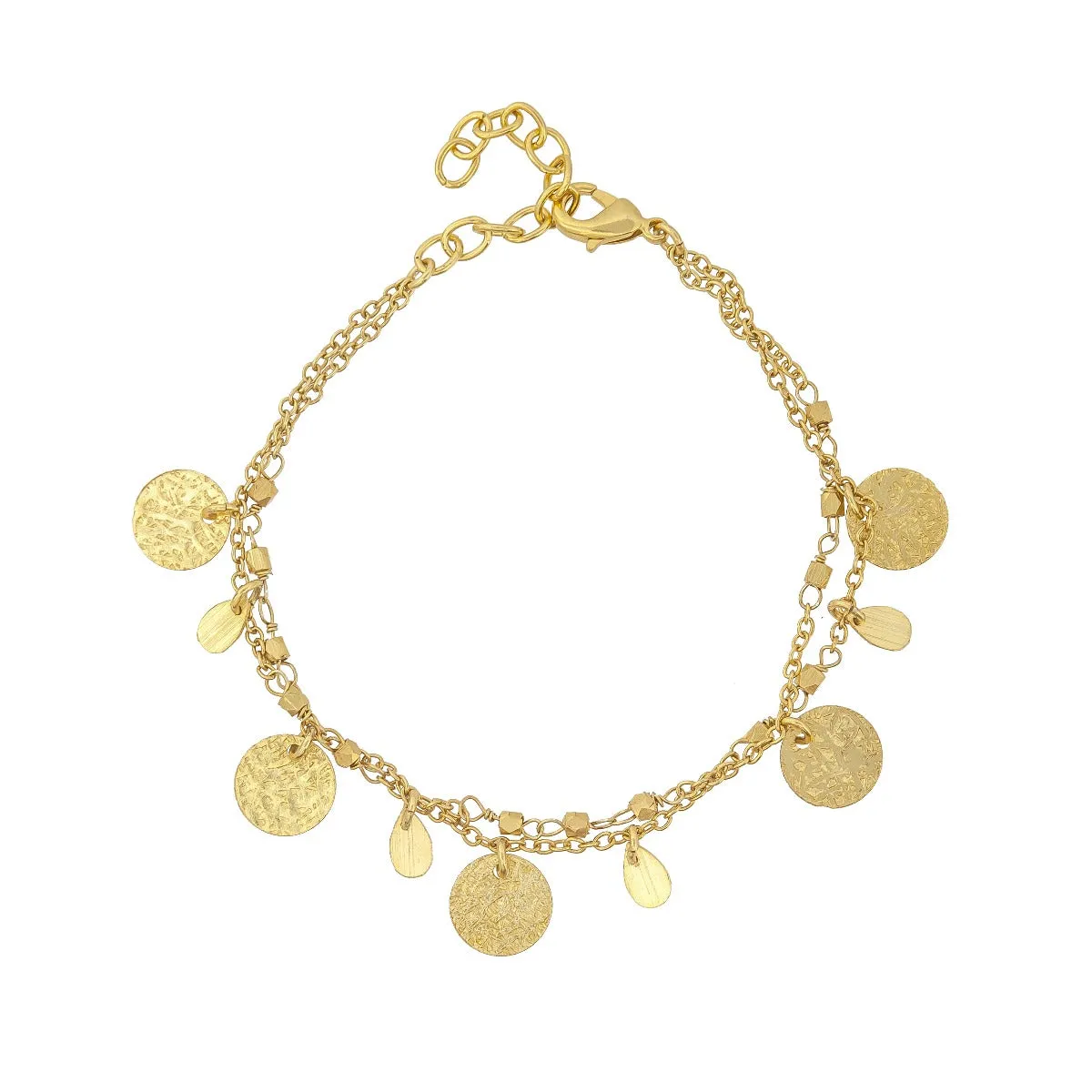 Athens Gold Coin Bracelet