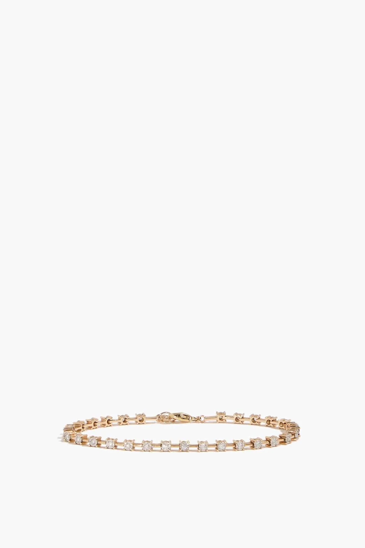 Ava Bea Interval Tennis Bracelet in 14k Yellow Gold