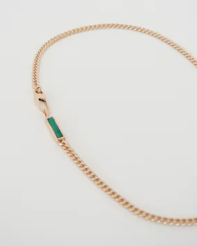 BASIN NECKLACE | MALACHITE