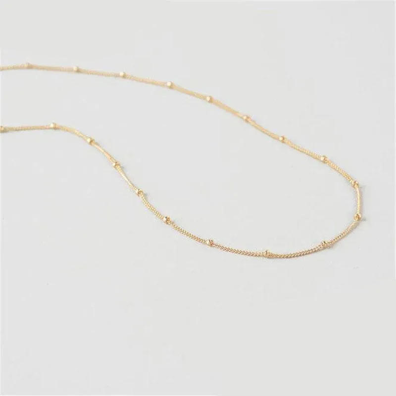 Bead Chain Necklace Choker Necklace Chain Necklace For Women