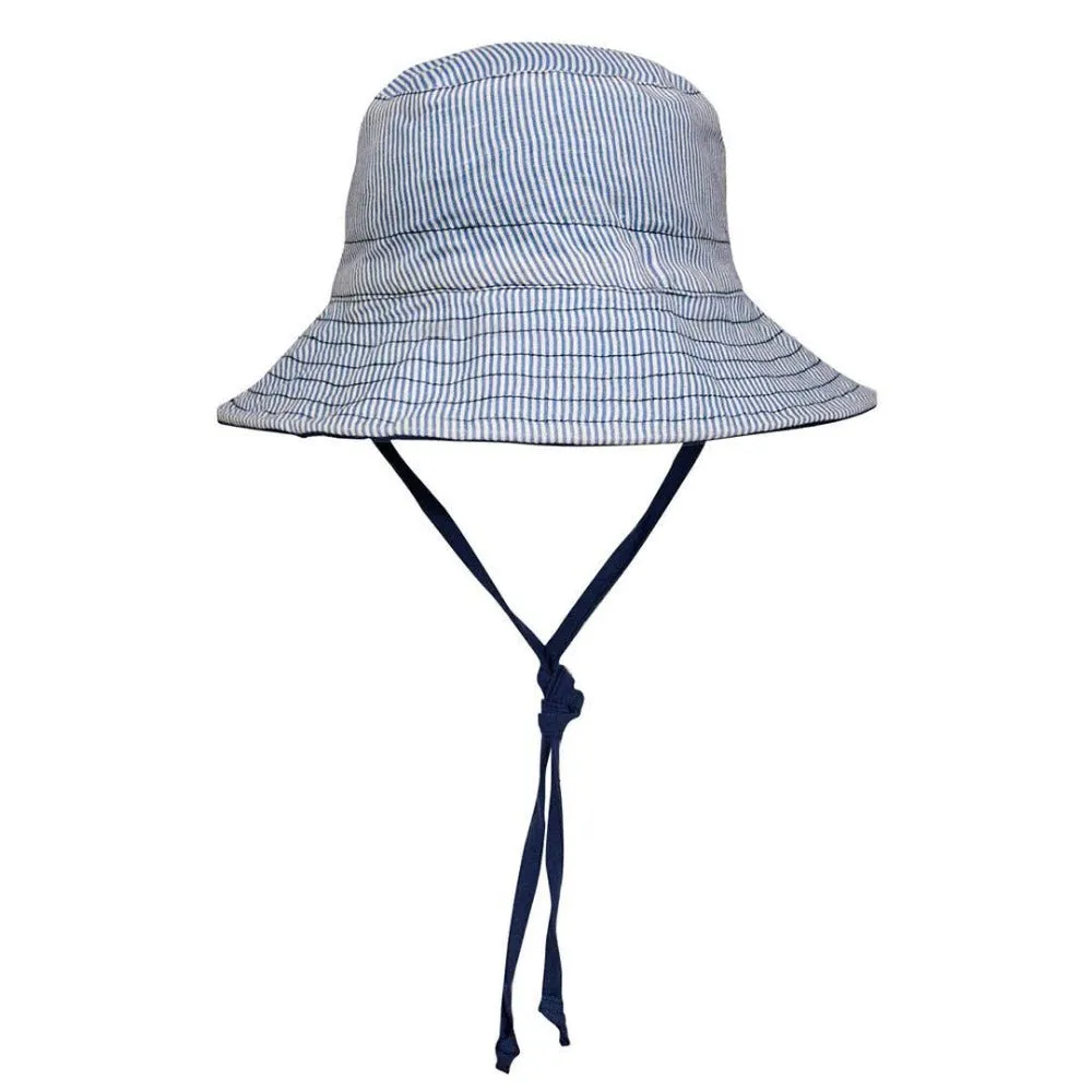 Bedhead Hats Explorer Kids Reversible Sun Hat Charlie Indigo