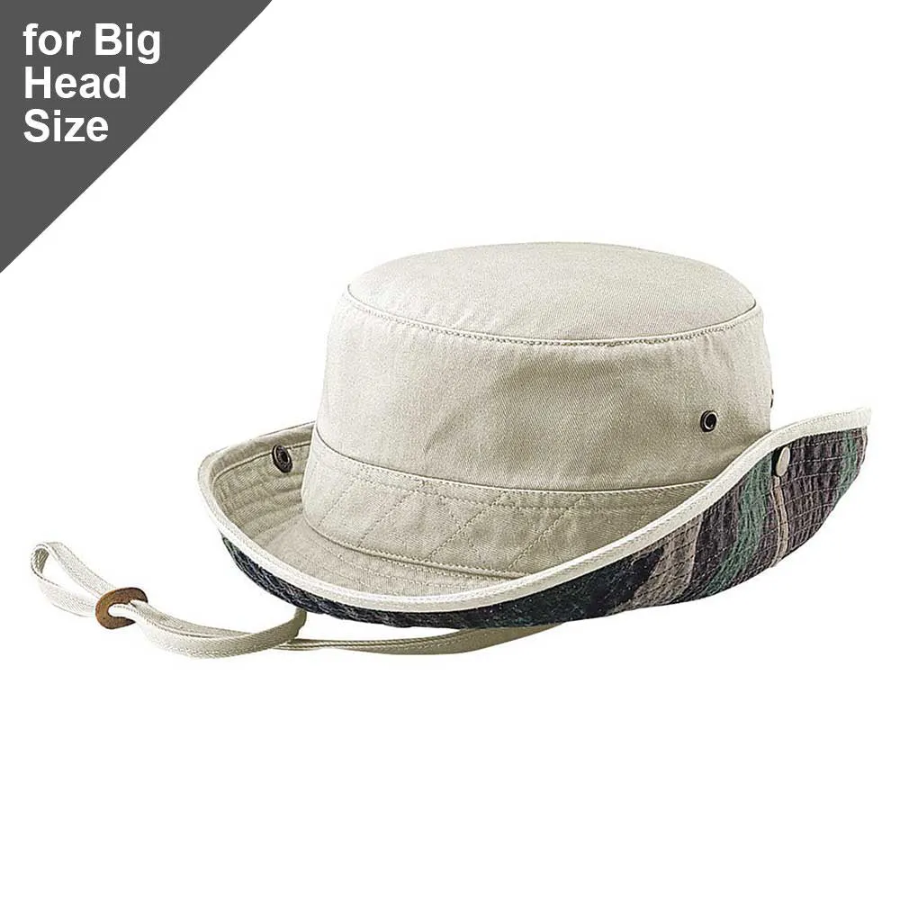 Big Head Camo Dyed Twill Bucket Hat