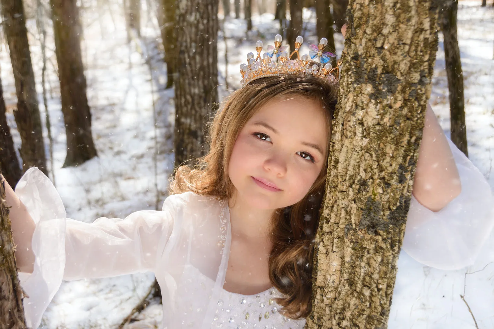 Big-Hearted Butterfly Crown