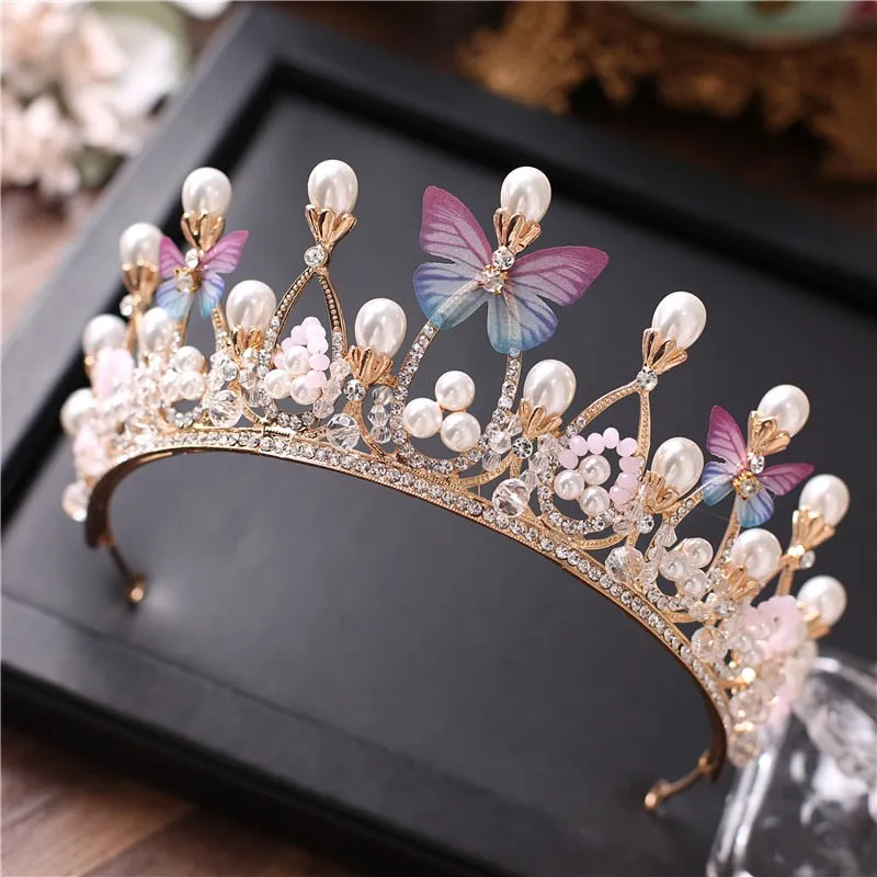 Big-Hearted Butterfly Crown