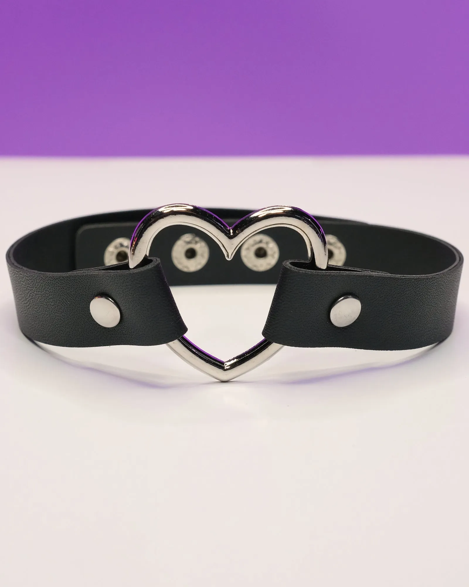 Black Heart Matte Choker