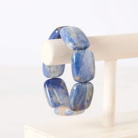 Blue Lapis Chicklet Cooling Bracelet