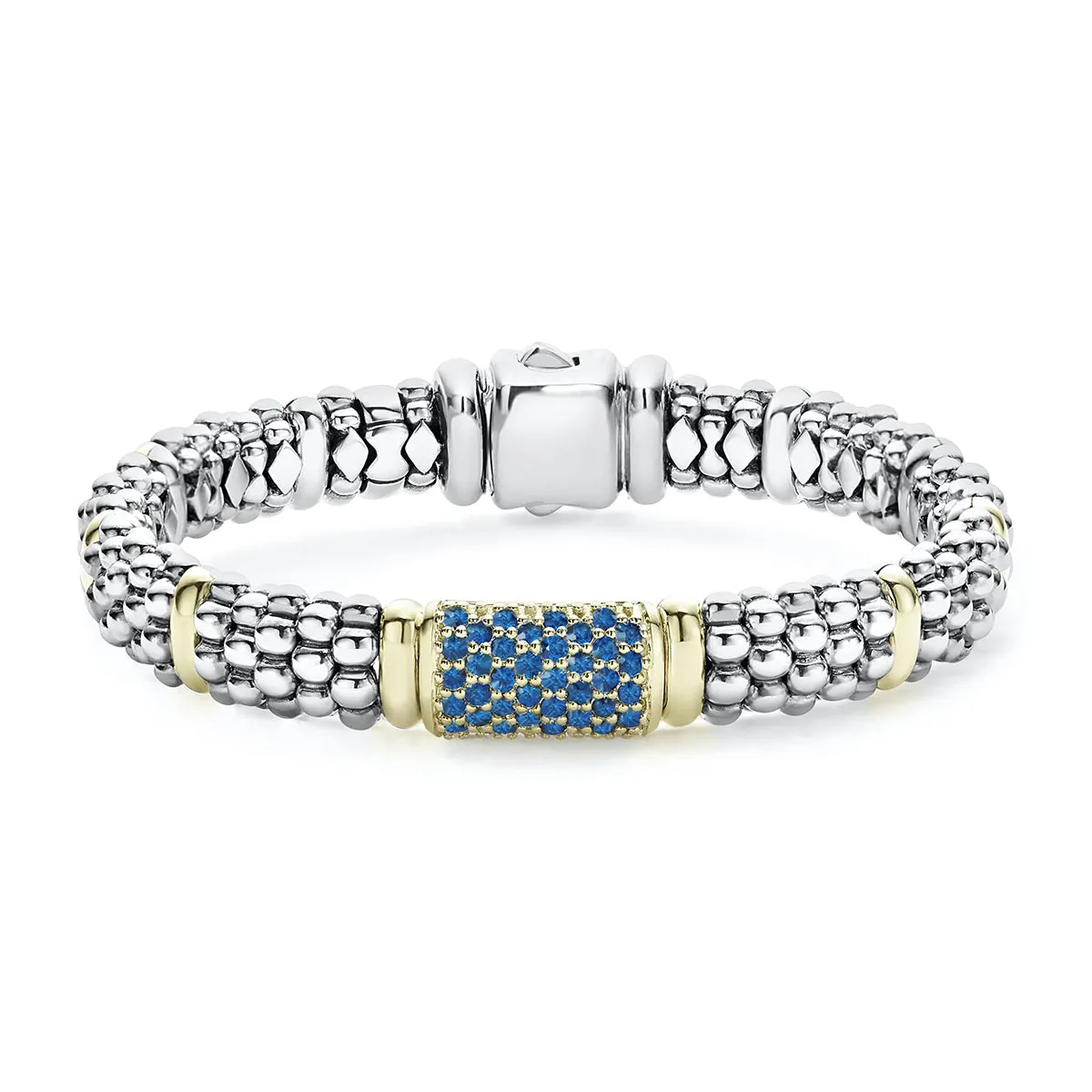 Blue Sapphire Caviar Bracelet