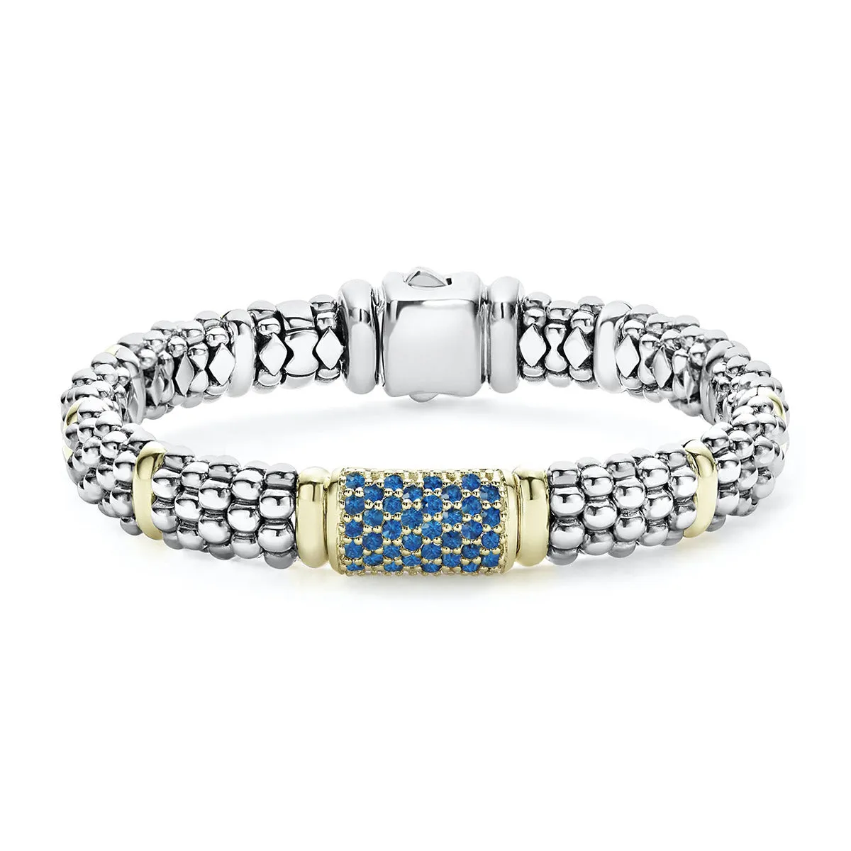 Blue Sapphire Caviar Bracelet