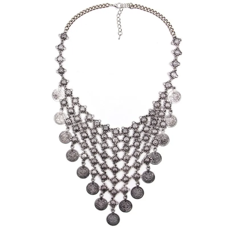 Bohemian Jewelry Statement Dress-up Necklace for Women as Party Accessories