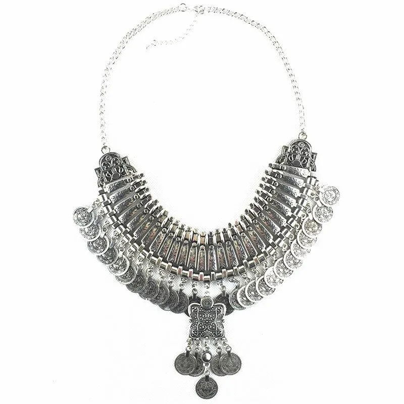 Bohemian Jewelry Statement Dress-up Necklace for Women as Party Accessories