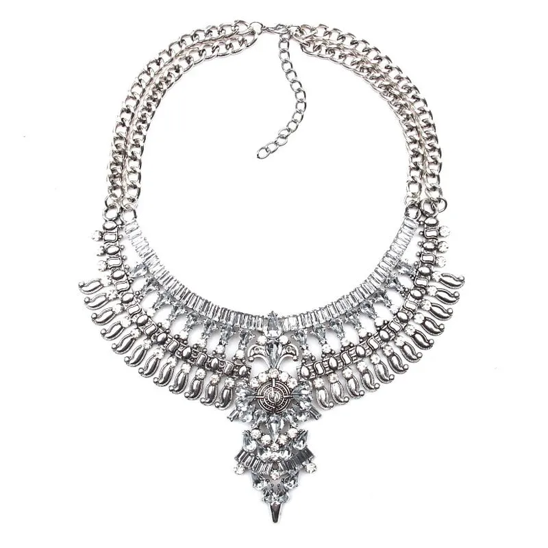 Bohemian Jewelry Statement Dress-up Necklace for Women as Party Accessories