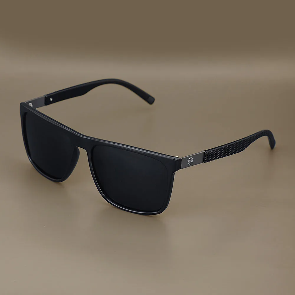 Carlton London Premium Black Toned Polarised And Uv Protected Lens Wayfarer Sunglasses For Men