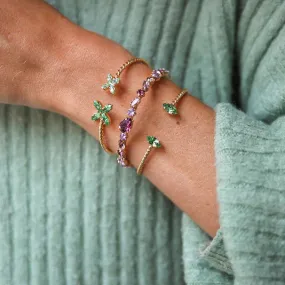 Caroline Svedbom Star Bracelet Gold Peridot