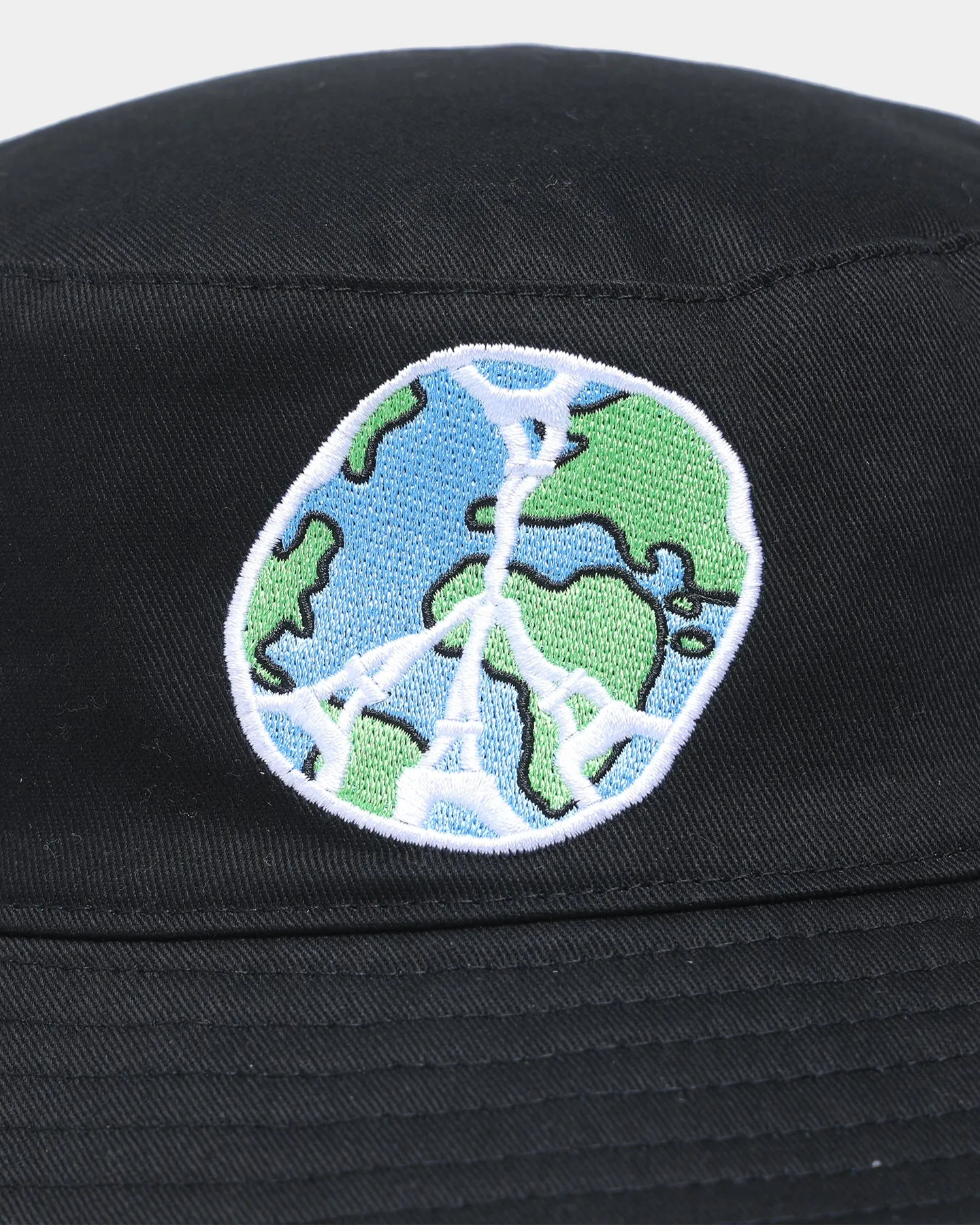 Carre Peace Bucket Hat Black