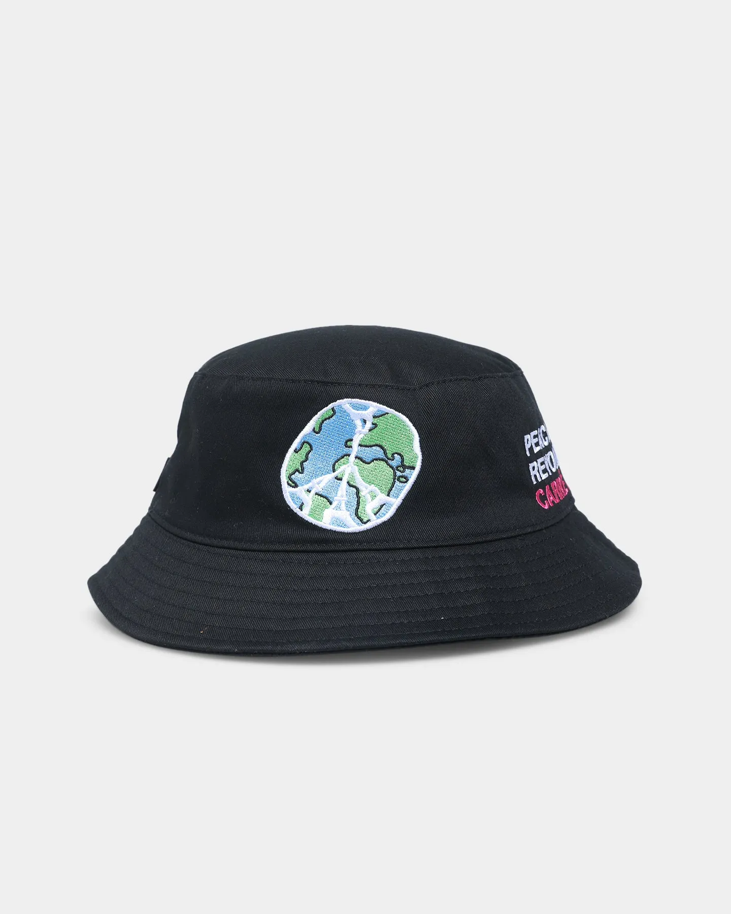 Carre Peace Bucket Hat Black