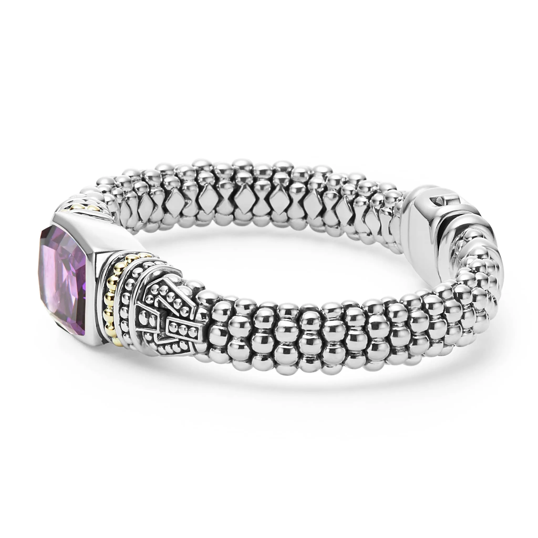 Caviar Color Amethyst Caviar Bracelet | 9mm