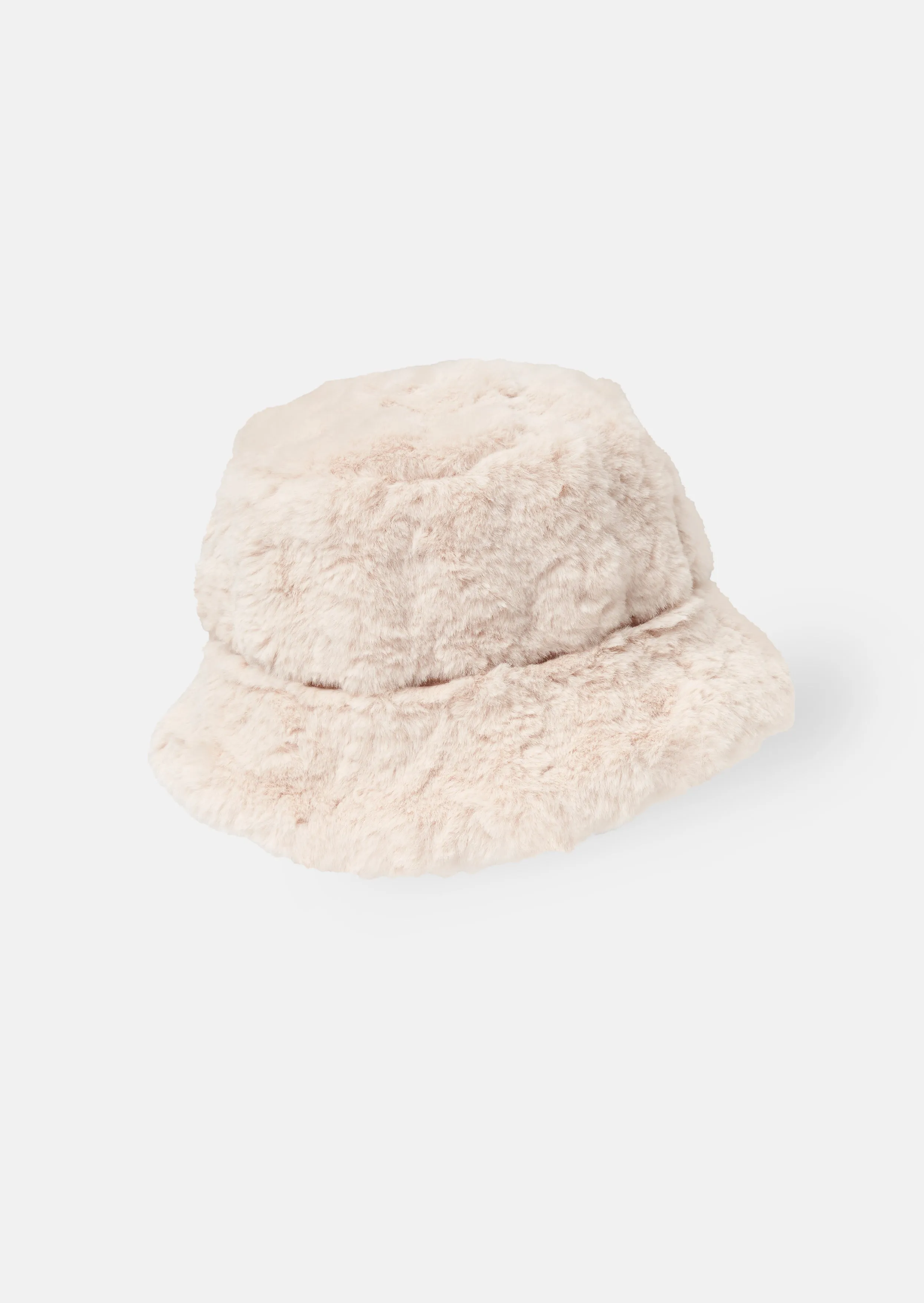 Cecile Taupe Fur Hat