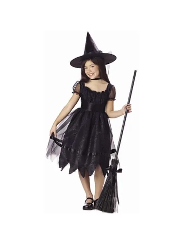 Child's Enchanted Black Witch Costume