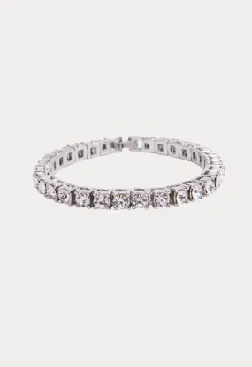 Choice Rhinestone Tennis Bracelet Silver