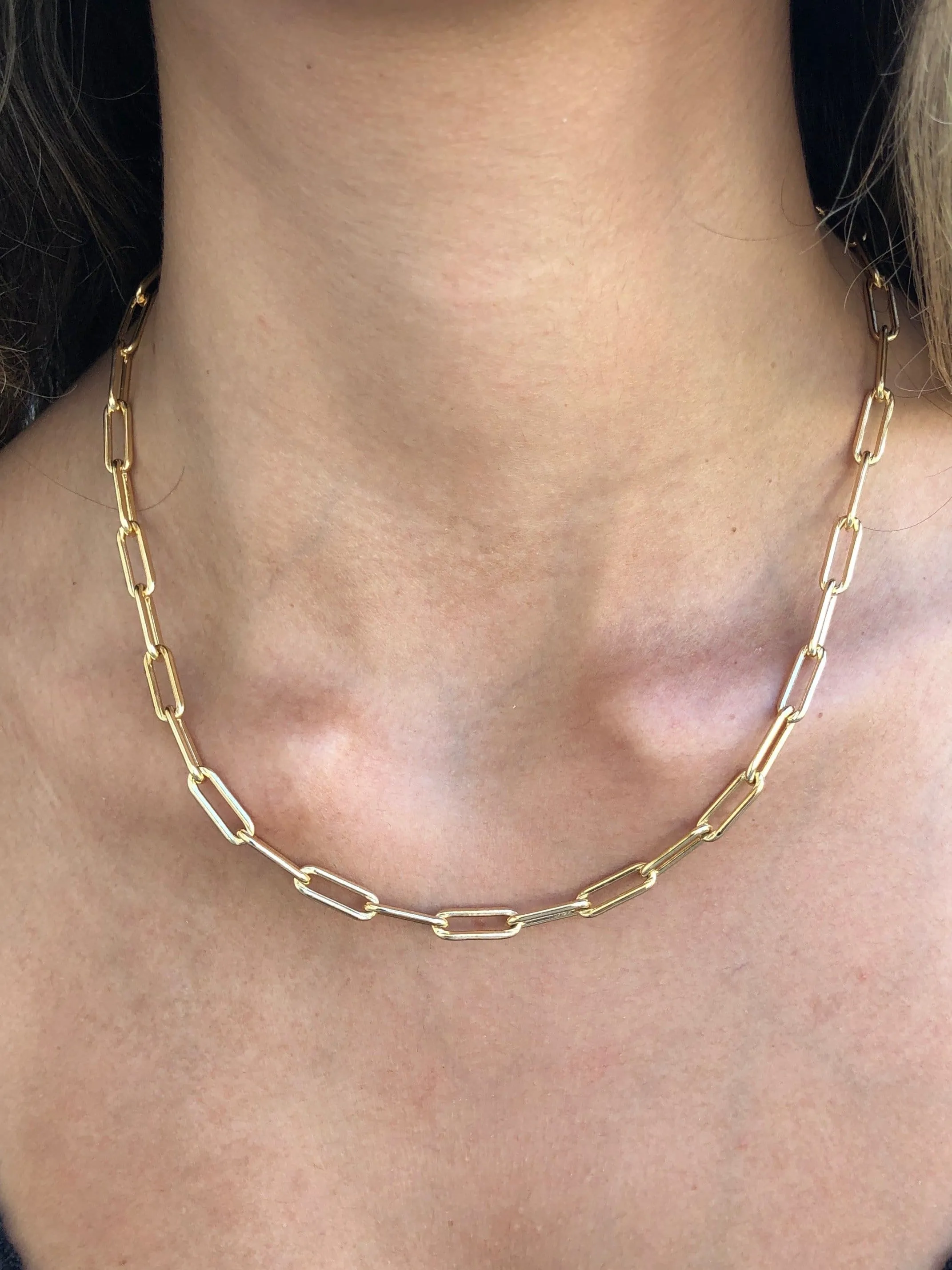 Chunky Gold Filled Chain Necklace