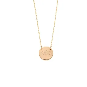 Coin Eye Necklace