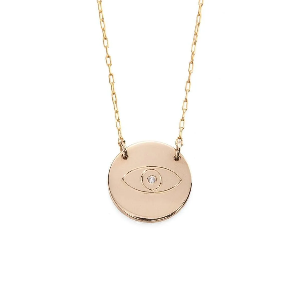 Coin Eye Necklace