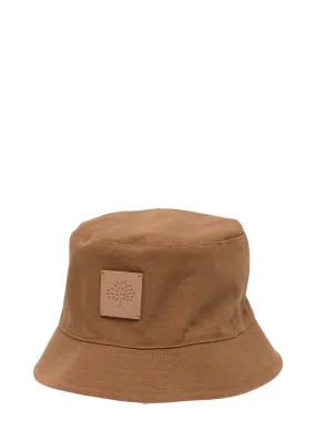 Colour Block Bucket Hat (Teak & Cream)