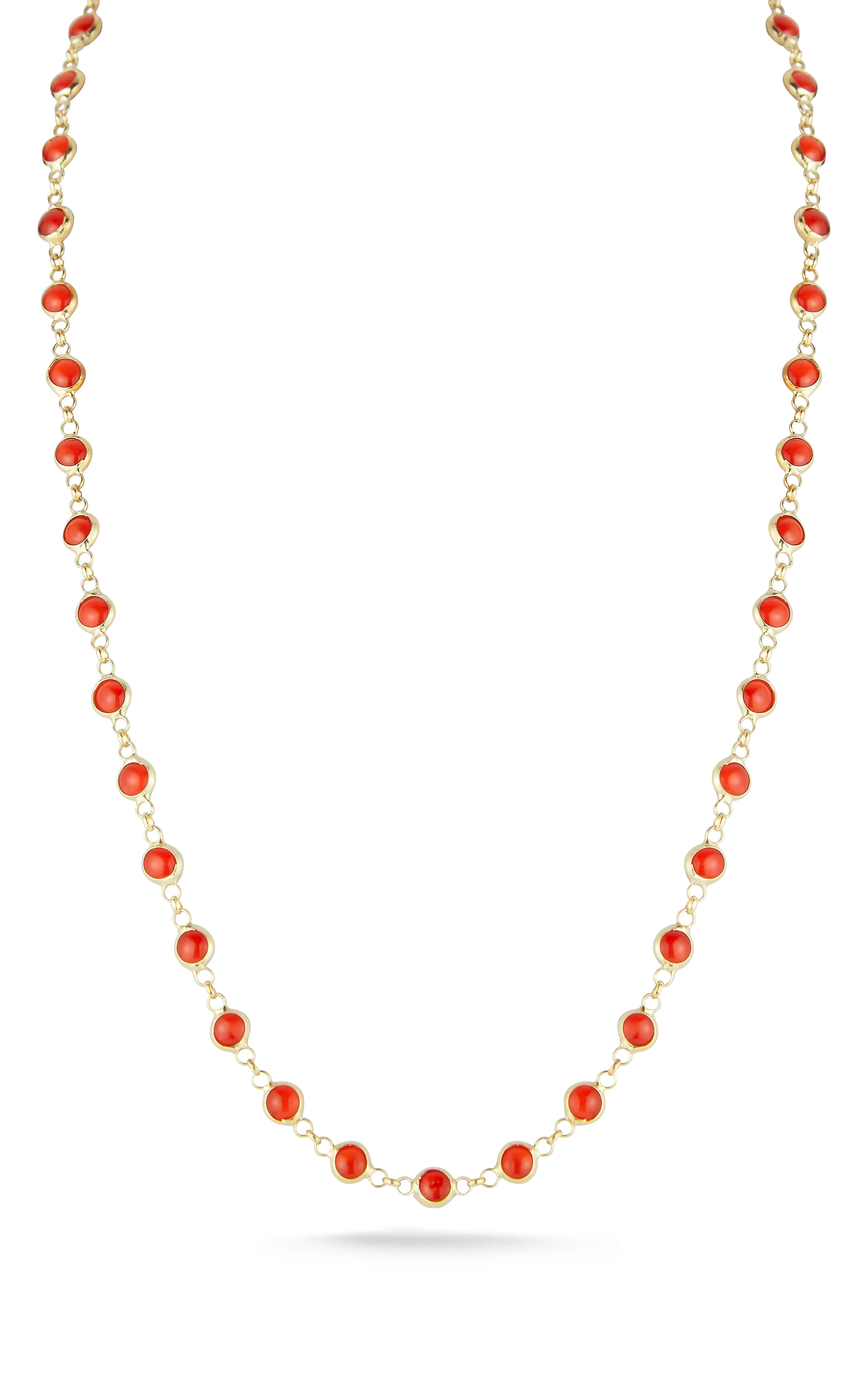 Continuous Bezel Necklace