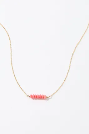 Coral Bar Necklace