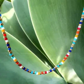 CORAL REEF - beaded necklace