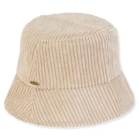 Corduroy Bucket Beige