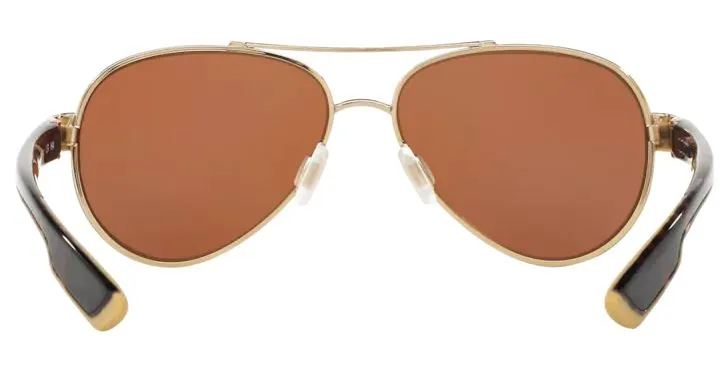 Costa Del Mar Loreto Rose Gold Frame - Copper 580 Plastic Lens - Polarized Sunglasses