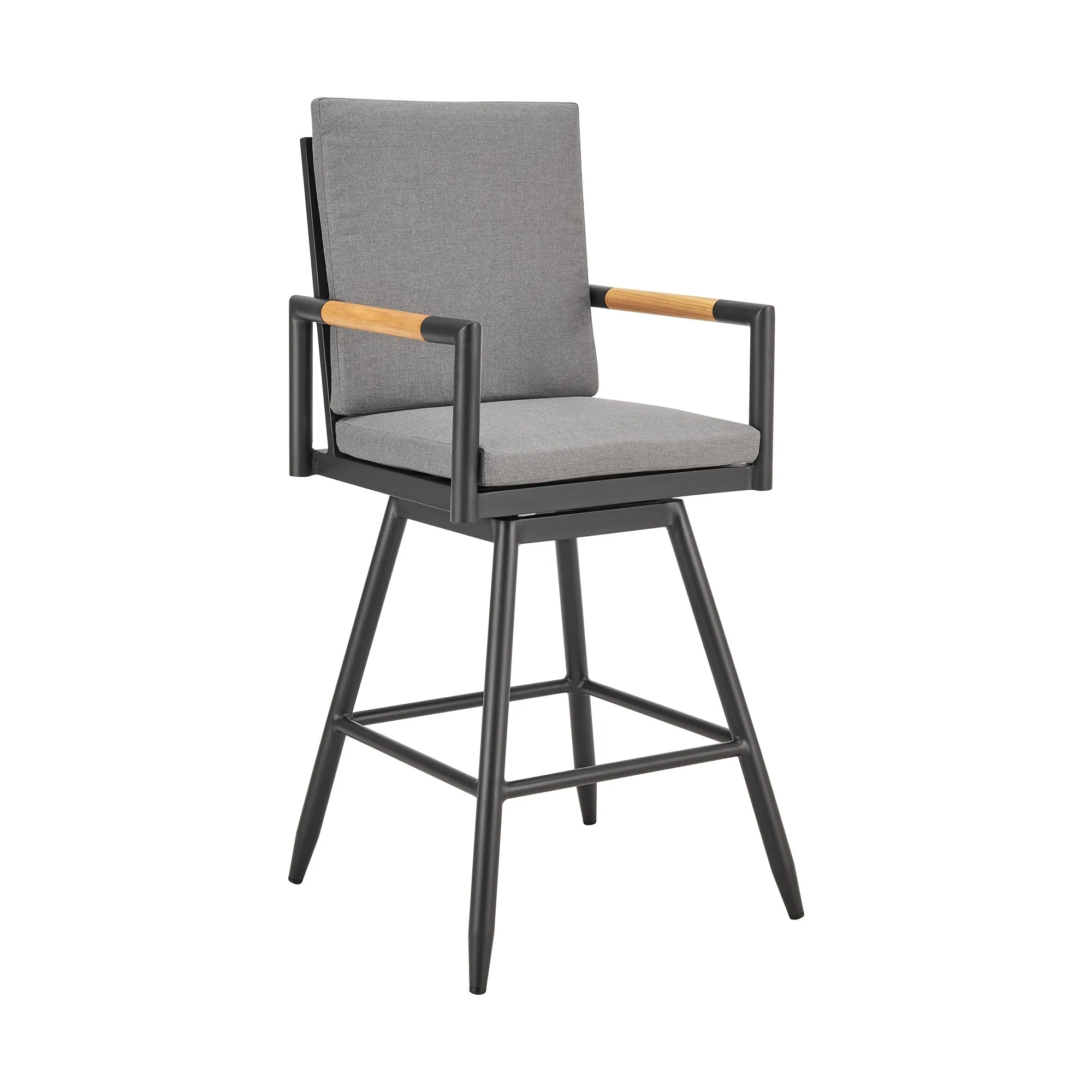 Crown Swivel Outdoor Bar Stool