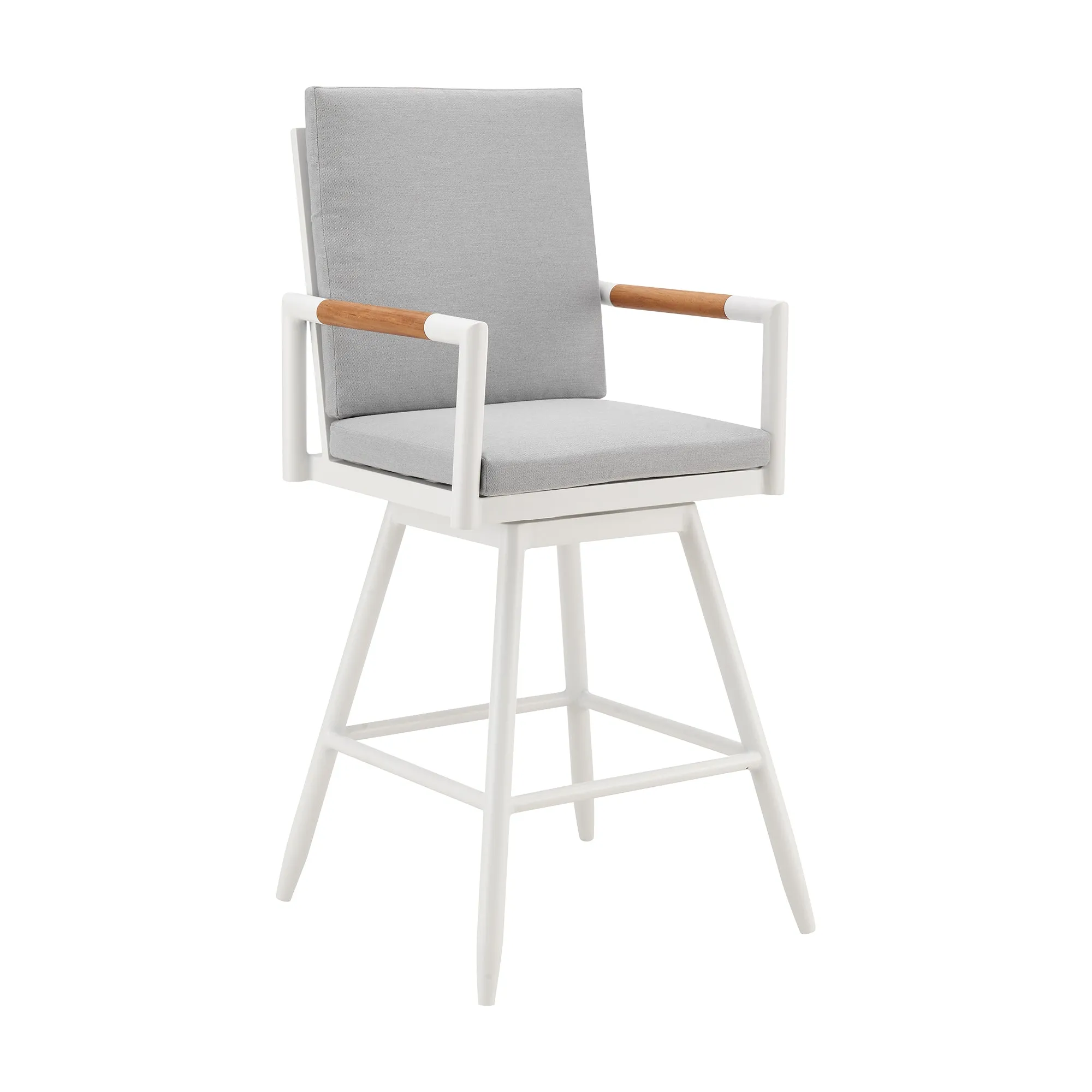 Crown Swivel Outdoor Bar Stool