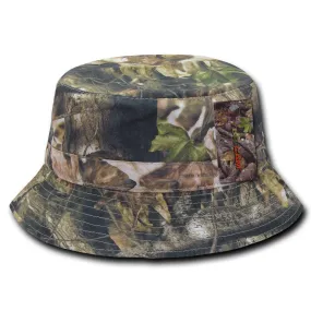 Decky Relaxed Camouflage Hybricam 100% Cotton Bucket Hats Unisex