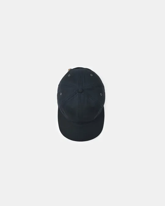 Dehen Ever Wax Canvas Baseball Cap Dark Navy FW24